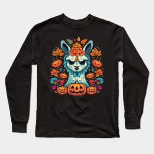 Llama Halloween Long Sleeve T-Shirt